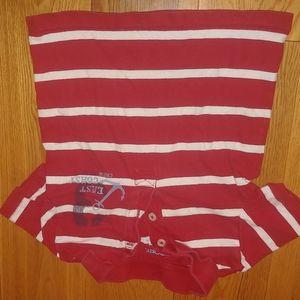 5/$25 Cherokee cotton striped red polo shirts 2T
